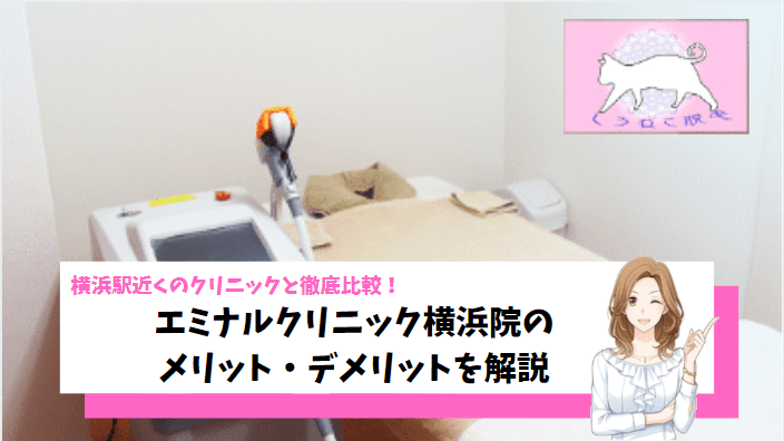 エミナルクリニック横浜院は安い 料金や口コミ評判を調査してわかった5つのメリット しろねこ脱毛