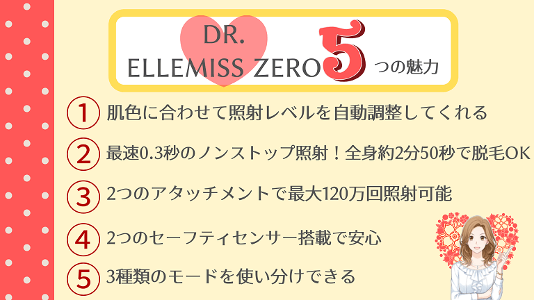 DR.ELLEMISS ZERO5つの魅力