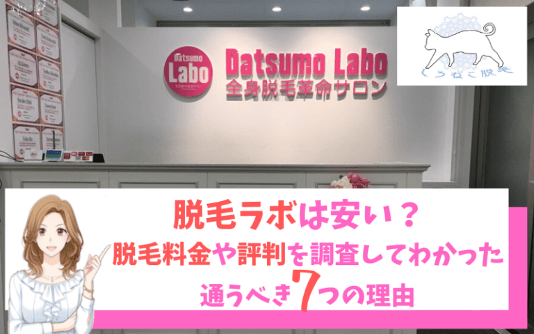 脱毛ラボは安い 脱毛料金と評判を調査してわかった通うべき7つの理由 しろねこ脱毛