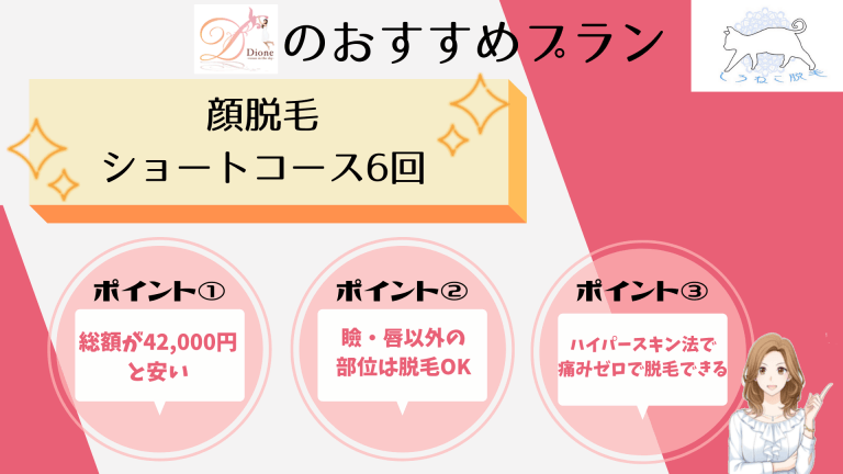 ディオーネのおすすめプラン
