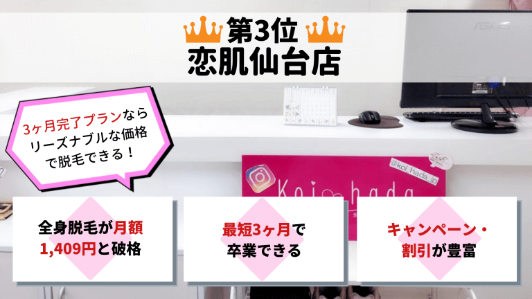 第3位恋肌仙台