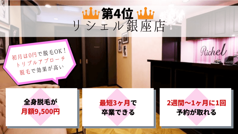 第4位リシェル銀座