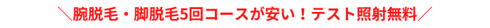 メンズエミナルおすすめポイント腕・脚
