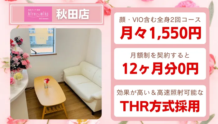 キレミカ秋田比較全身