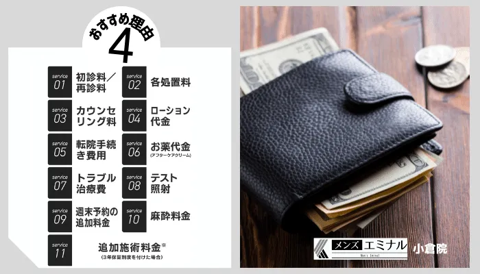 メンズエミナル小倉理由4