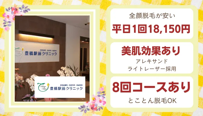 豊橋駅前クリニック比較顔