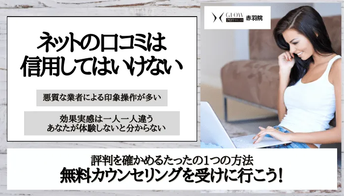 グロウクリニック 赤羽口コミ評判