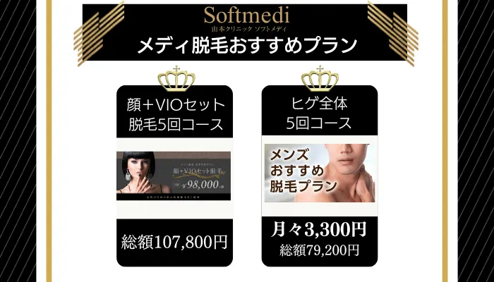 山本クリニック-ソフトメディ脱毛おすすめプラン