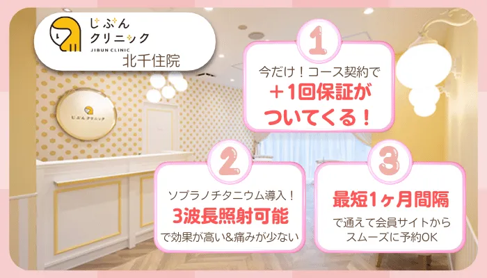 じぶんクリニック北千住全身比較