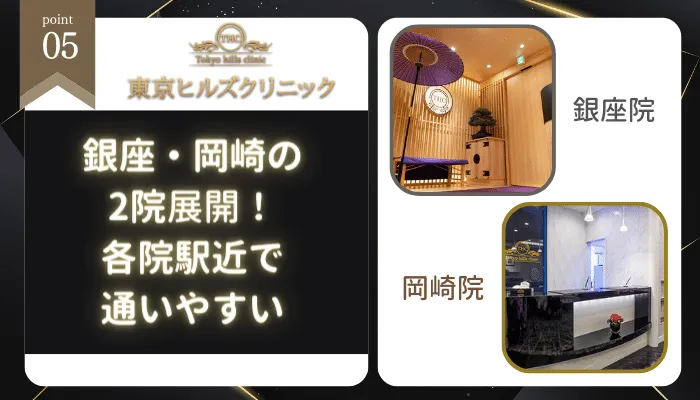 東京ヒルズクリニックおすすめポイント5