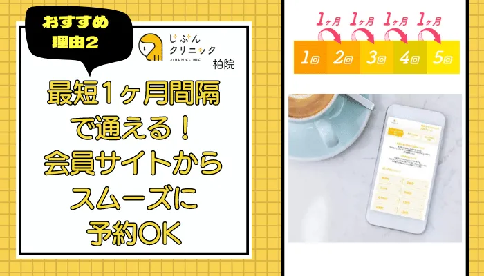 じぶんクリニック柏おすすめ理由2