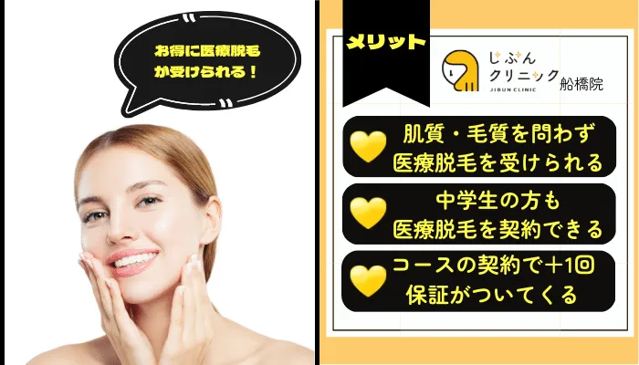 じぶんクリニック船橋メリット