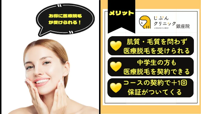 じぶんクリニック銀座メリット